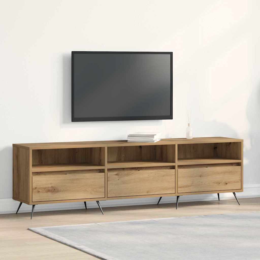 vidaXL TV Cabinet 150 x 30 x 44.5 cm Artisan oak Engineered wood