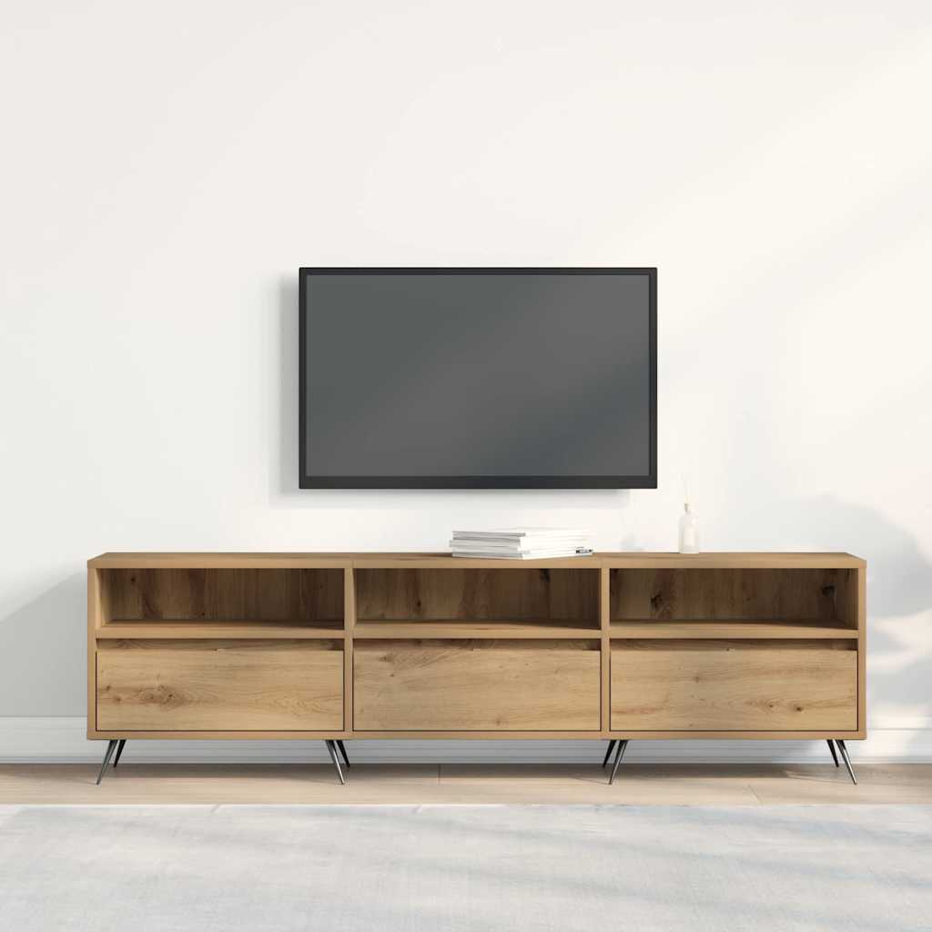 vidaXL TV Cabinet 150 x 30 x 44.5 cm Artisan oak Engineered wood