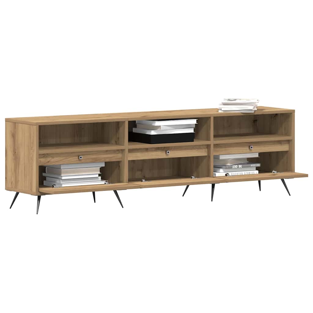 vidaXL TV Cabinet 150 x 30 x 44.5 cm Artisan oak Engineered wood