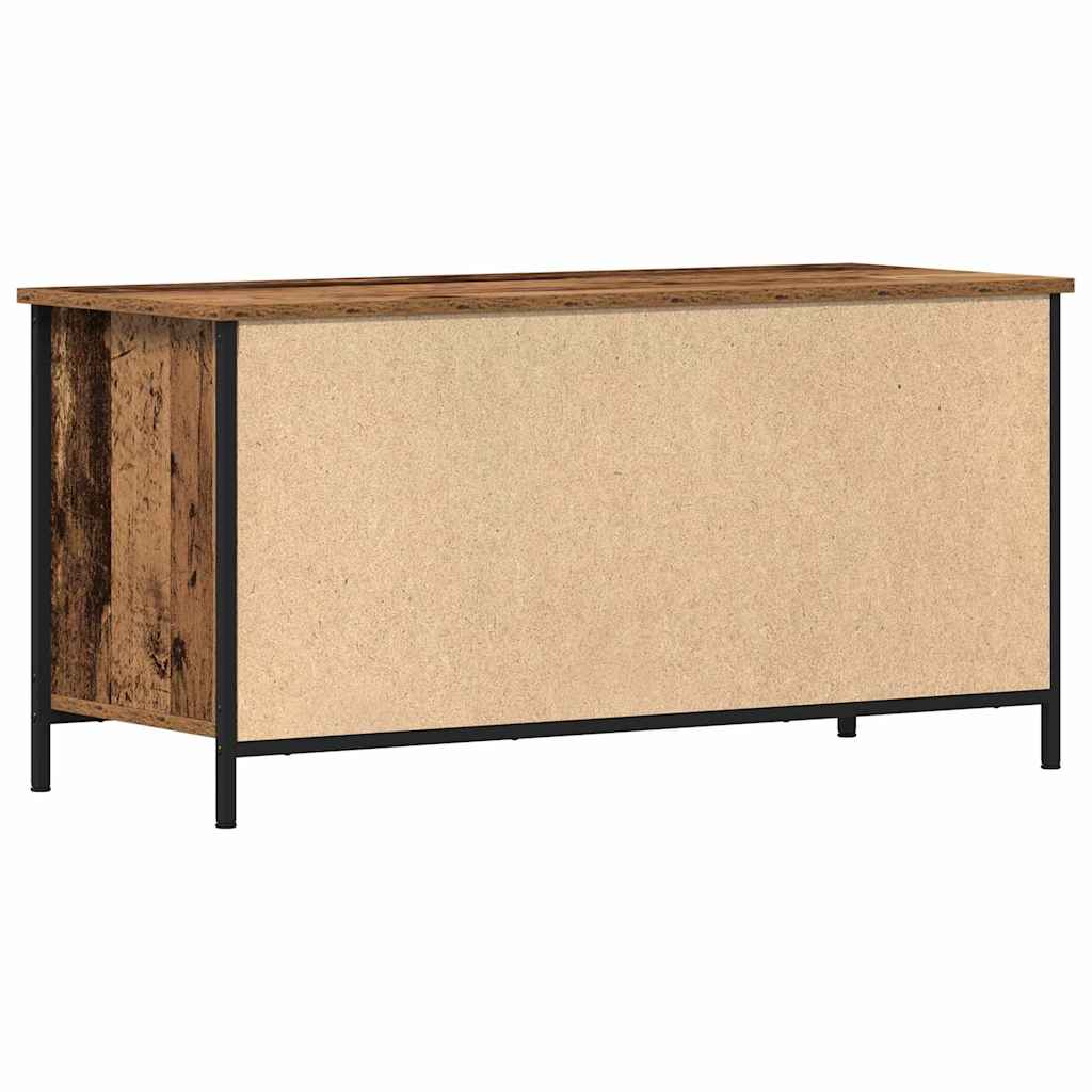 vidaXL TV Cabinet Old wood 100 x 40 x 50 cm Engineered wood