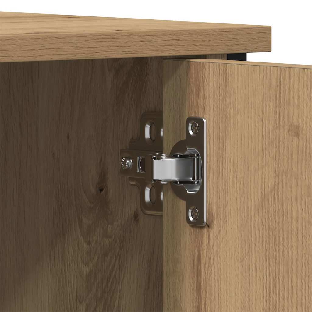 vidaXL TV Cabinet 100 x 40 x 50 cm Artisan oak Engineered wood