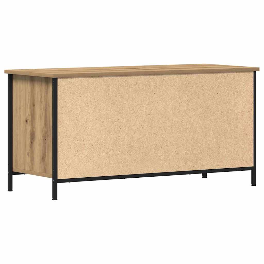 vidaXL TV Cabinet 100 x 40 x 50 cm Artisan oak Engineered wood