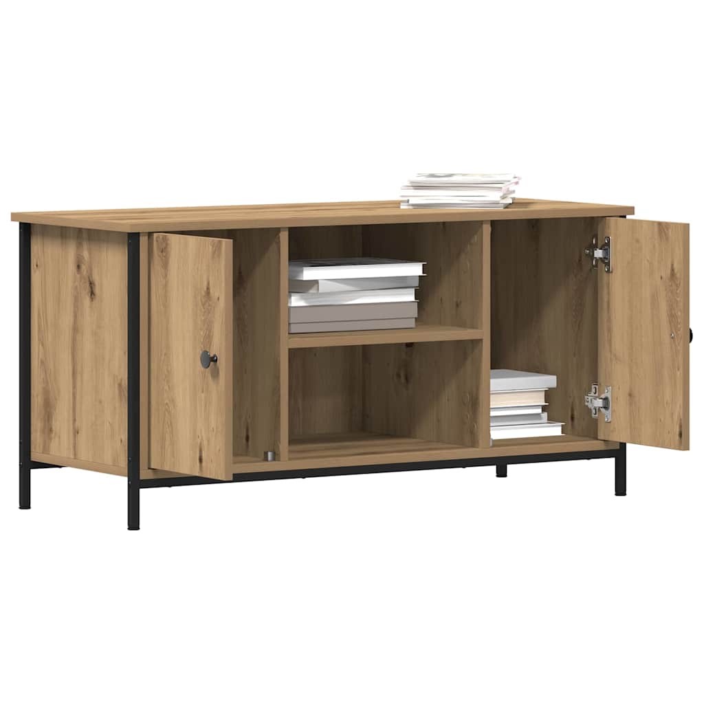 vidaXL TV Cabinet 100 x 40 x 50 cm Artisan oak Engineered wood