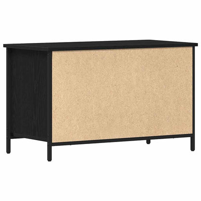 vidaXL TV Cabinet Black oak 80 x 40 x 50 cm Engineered wood