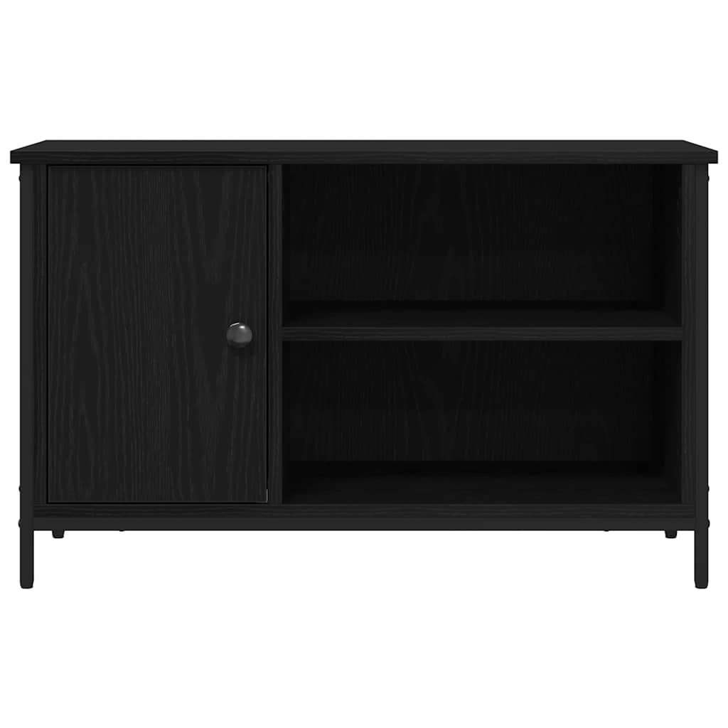 vidaXL TV Cabinet Black oak 80 x 40 x 50 cm Engineered wood