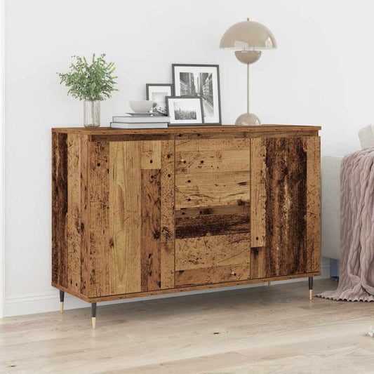 vidaXL Sideboard Old Wood 101.5 x 35 x 70 cm Engineered Wood