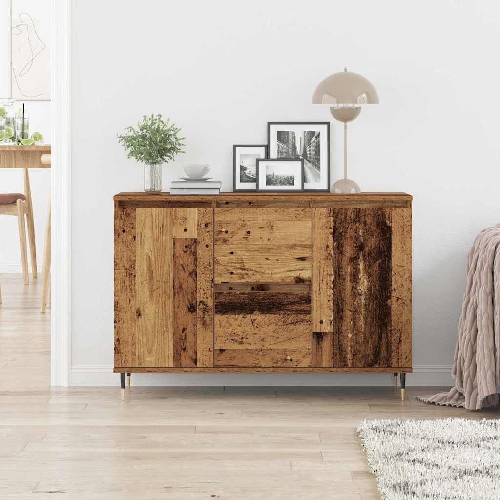 vidaXL Sideboard Old Wood 101.5 x 35 x 70 cm Engineered Wood