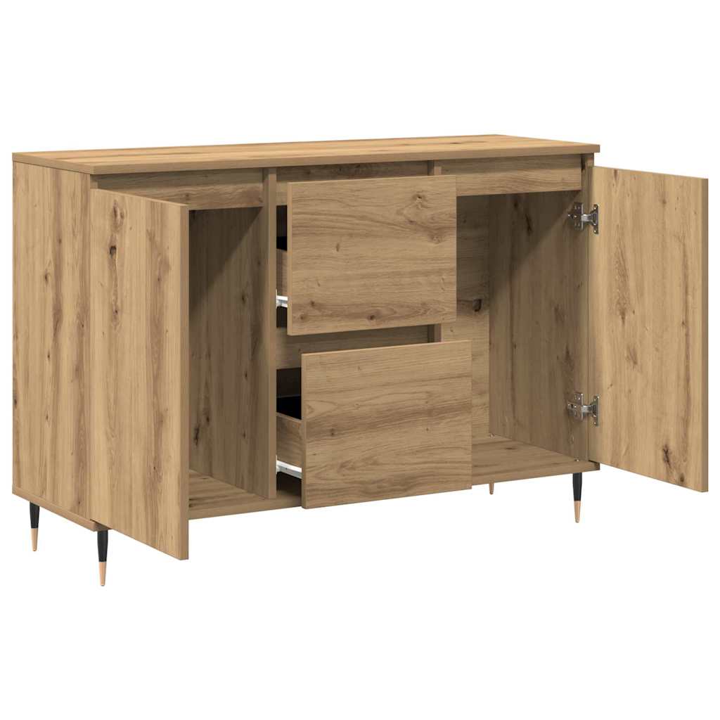 vidaXL Sideboard Artisan Oak 101.5 x 35 x 70 cm Engineered Wood