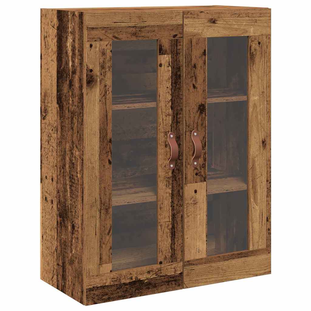vidaXL Wall Cabinet Old Wood 69.5 x 34 x 90 cm Engineered Wood