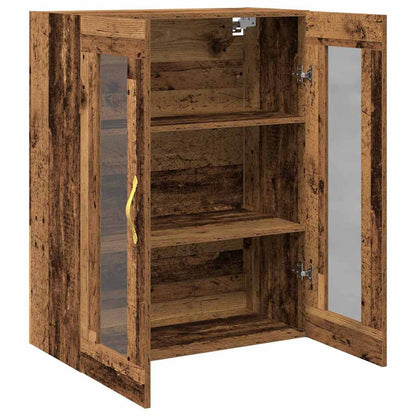 vidaXL Wall Cabinet Old Wood 69.5 x 34 x 90 cm Engineered Wood