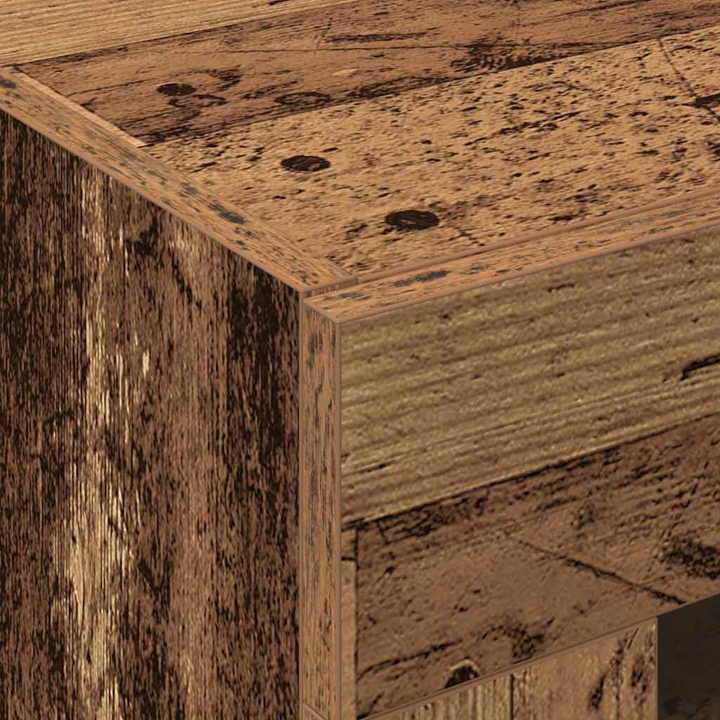 vidaXL Wall Cabinet Old Wood 69.5 x 34 x 90 cm Engineered Wood