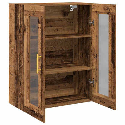 vidaXL Wall Cabinet Old Wood 69.5 x 34 x 90 cm Engineered Wood