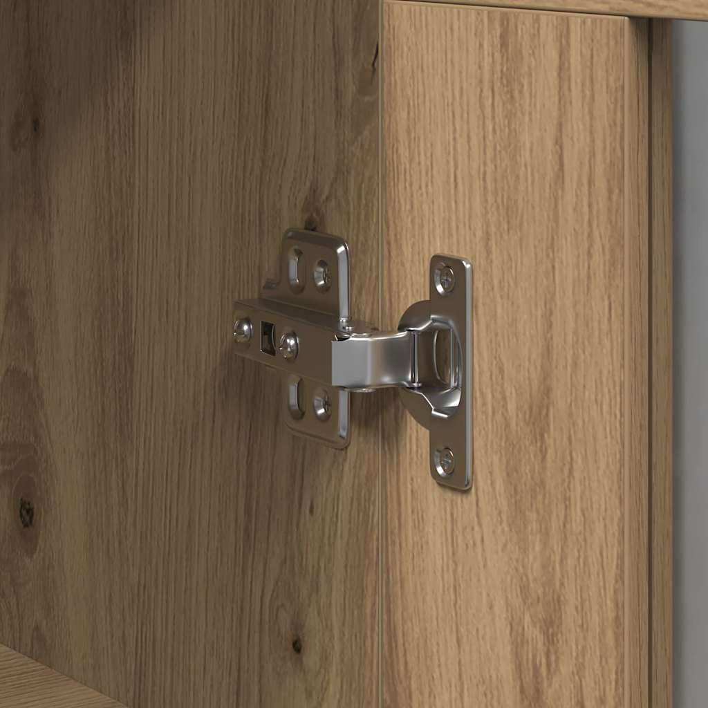 vidaXL Wall Cabinet Artisan Oak 69.5 x 34 x 90 cm Engineered Wood