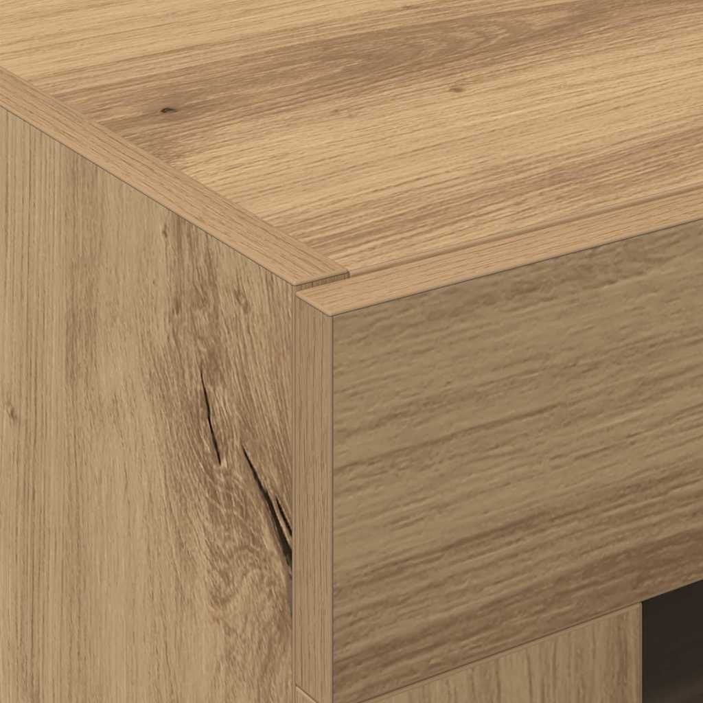 vidaXL Wall Cabinet Artisan Oak 69.5 x 34 x 90 cm Engineered Wood