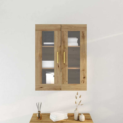 vidaXL Wall Cabinet Artisan Oak 69.5 x 34 x 90 cm Engineered Wood