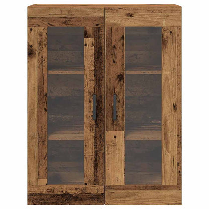 vidaXL Wall Cabinet Old Wood 69.5 x 34 x 90 cm Engineered Wood