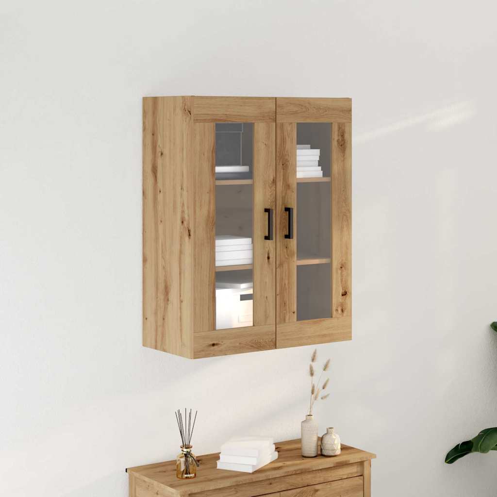 vidaXL Wall Cabinet Artisan Oak 69.5 x 34 x 90 cm Engineered Wood