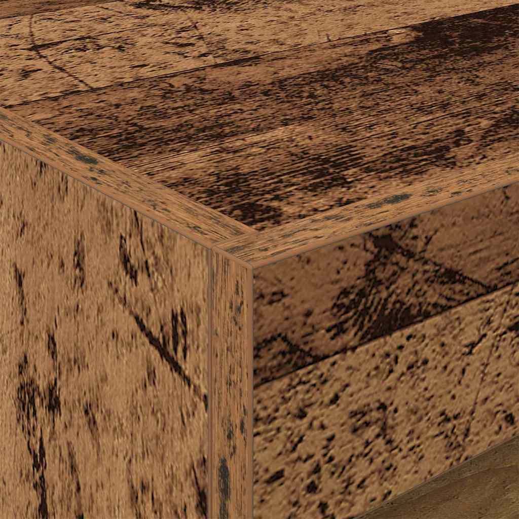 vidaXL Bedside Cabinet Old Wood 50 x 40 x 45 cm Engineered Wood