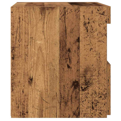 vidaXL Bedside Cabinet 2 pcs Old Wood 50 x 40 x 45 cm Engineered Wood