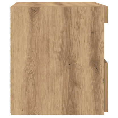 vidaXL Bedside Cabinet with Drawer 2 pcs Artisan Oak 50 x 40 x 45 cm
