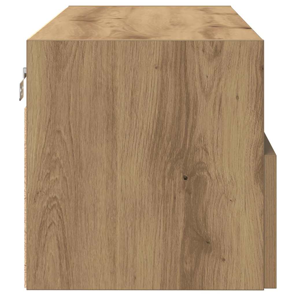 vidaXL TV Wall Cabinet 100 x 30 x 30 cm Artisan oak Engineered Wood