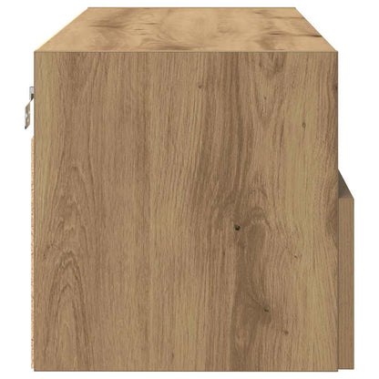 vidaXL TV Wall Cabinet 100 x 30 x 30 cm Artisan oak Engineered Wood