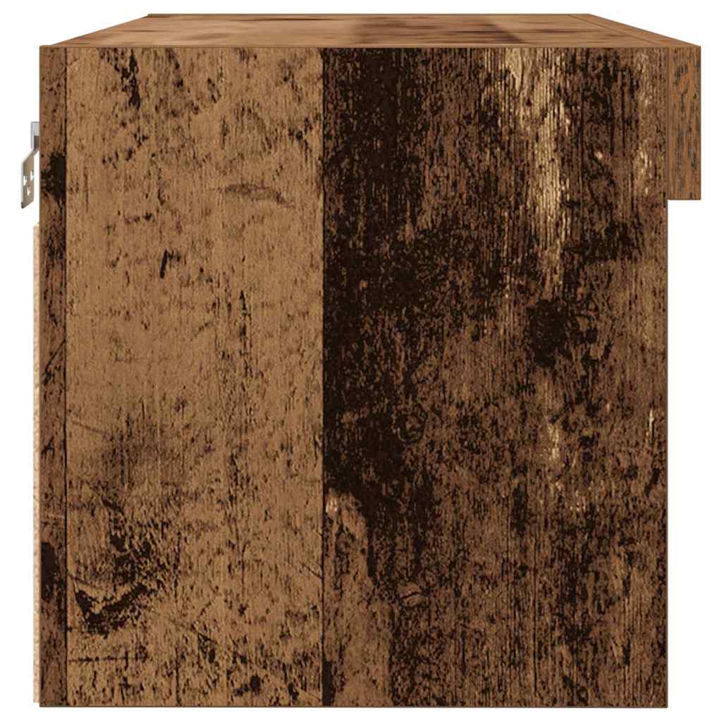 vidaXL TV Cabinet Set 2 pcs Old wood 80 x 30 x 30 cm Engineered Wood