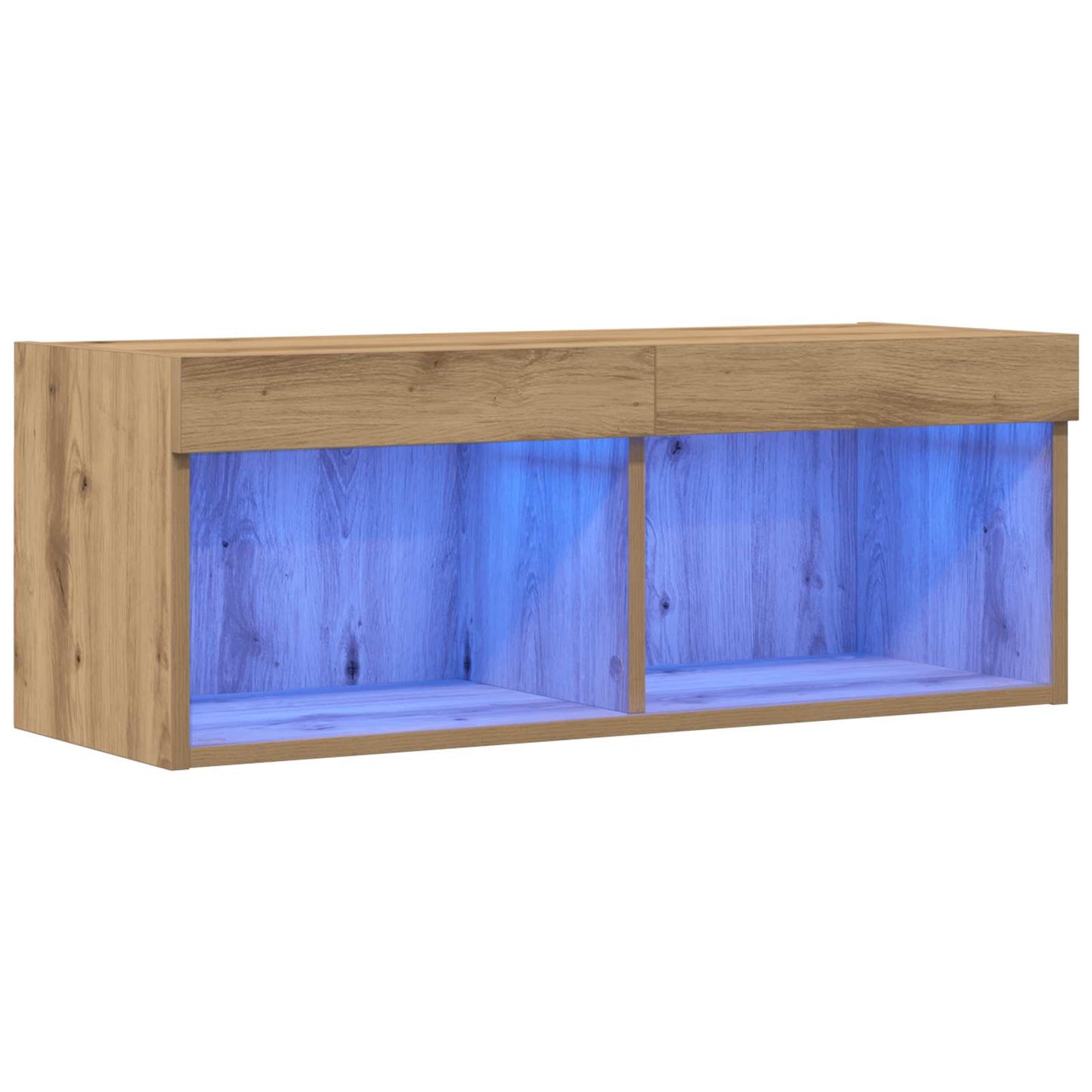 vidaXL TV Cabinet Set 80 x 30 x 30 cm Artisan oak Engineered Wood