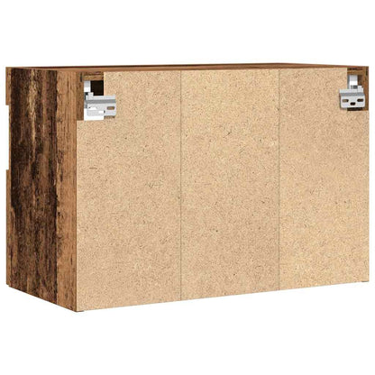 vidaXL TV Wall Cabinet 2 pcs Old wood 60 x 30 x 40 cm Engineered Wood