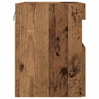 vidaXL TV Wall Cabinet 2 pcs Old wood 60 x 30 x 40 cm Engineered Wood