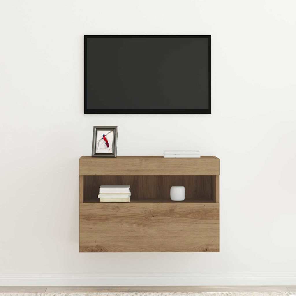 vidaXL TV Wall Cabinet 60 x 30 x 40 cm Artisan oak Engineered Wood
