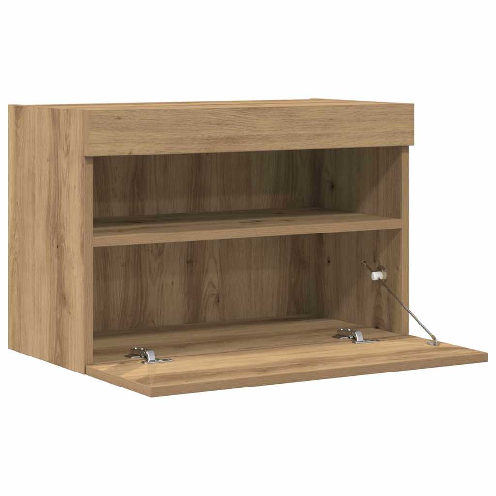 vidaXL TV Wall Cabinet 2 pcs Artisan oak Engineered Wood