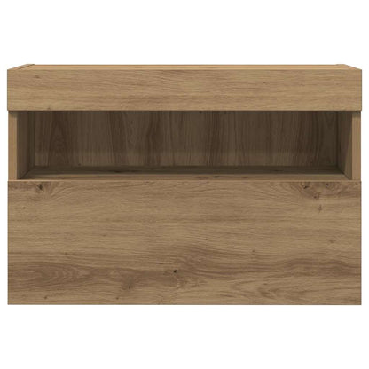 vidaXL TV Wall Cabinet 2 pcs Artisan oak Engineered Wood