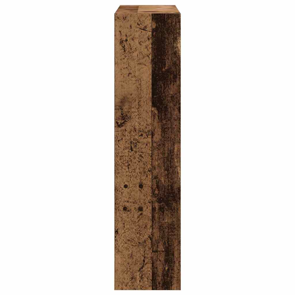 vidaXL Shoe Cabinet Old Wood 80 x 21 x 87.5 cm Engineered Wood