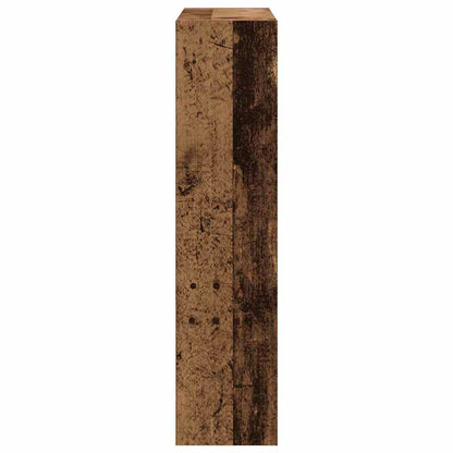 vidaXL Shoe Cabinet Old Wood 80 x 21 x 87.5 cm Engineered Wood