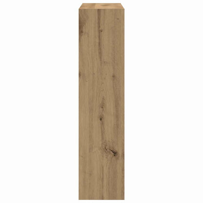 vidaXL Shoe Cabinet 80 x 21 x 87.5 cm Engineered Wood Smoked Oak