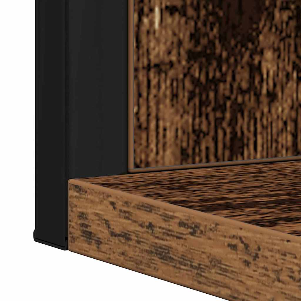 vidaXL Mirror Old wood 50 x 12 x 60 cm Glass and Engineered Wood