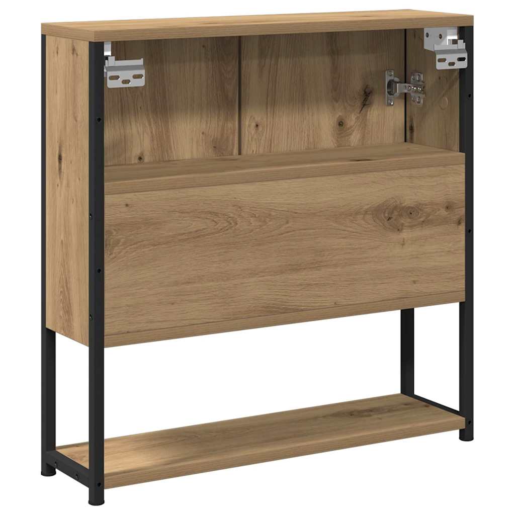 vidaXL Mirror Cabinet Artisan Oak 60 x 16 x 60 cm Engineered Wood