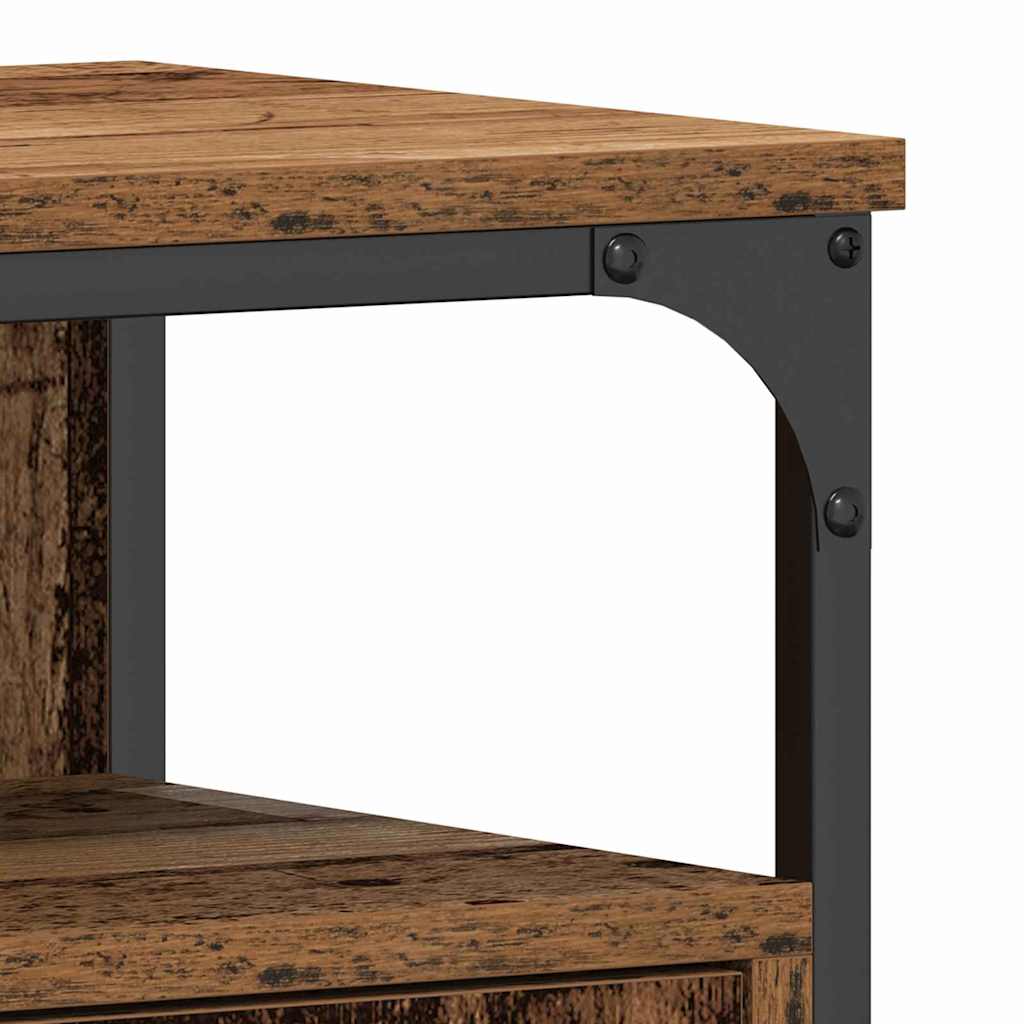 vidaXL Bathroom Sink Cabinet Old wood 80 x 30 x 60 cm Engineered Wood