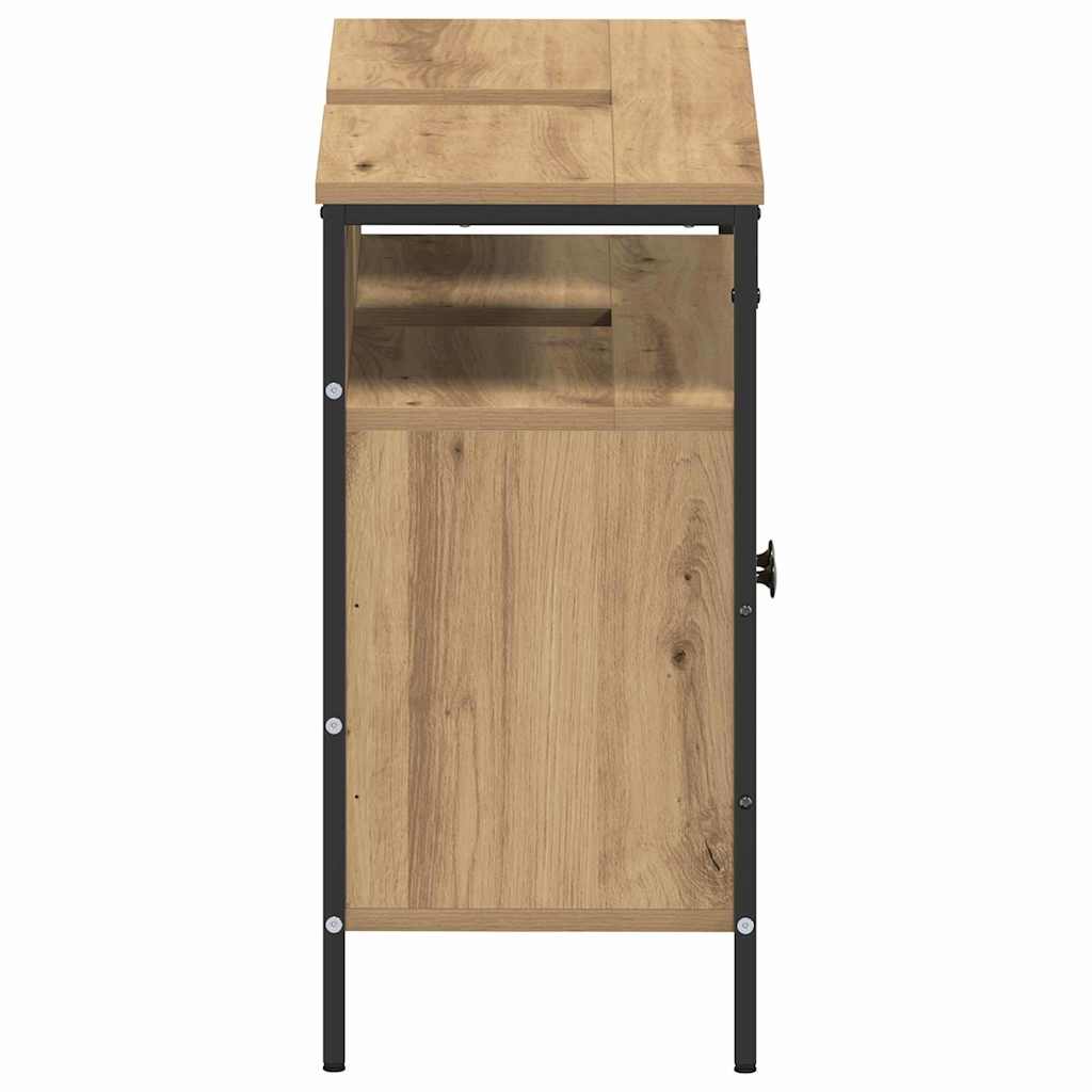vidaXL Bathroom Sink Cabinet with Storage Artisan oak 80 x 30 x 60 cm