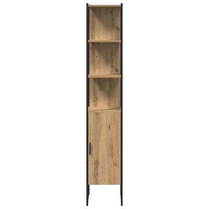 vidaXL Bathroom Cabinet Artisan oak 33 x 33 x 185.5 cm Engineered Wood
