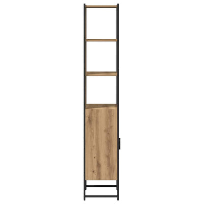 vidaXL Bathroom Cabinet Artisan oak 33 x 33 x 185.5 cm Engineered Wood