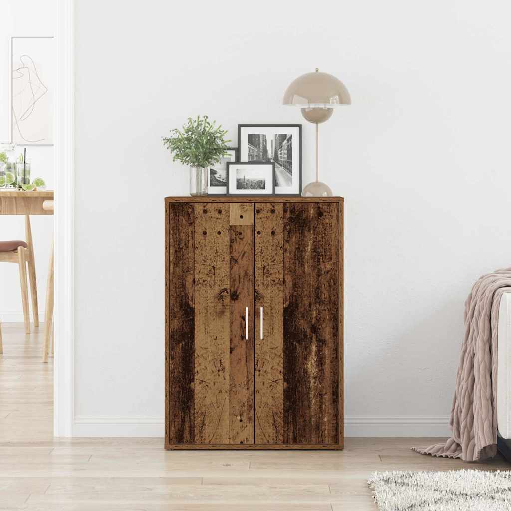 vidaXL Sideboard Old Wood 60 x 31 x 84 cm Engineered Wood