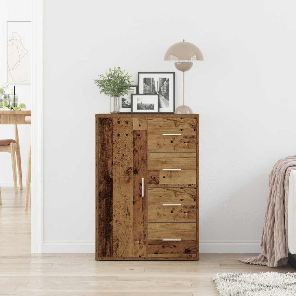 vidaXL Sideboard Old Wood 60 x 31 x 84 cm Engineered Wood