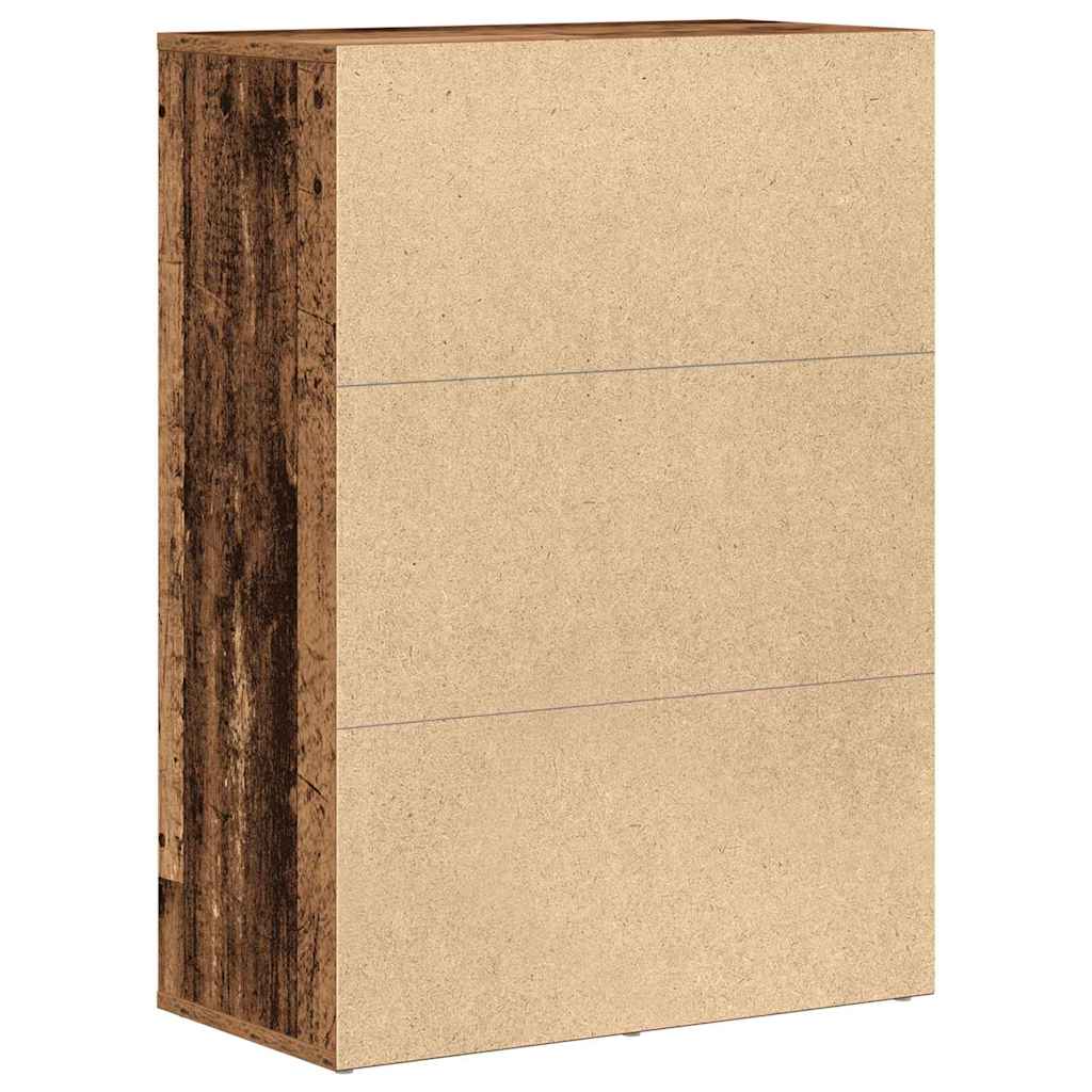 vidaXL Sideboard with Drawer Old Wood 60 x 31 x 84 cm Engineered Wood
