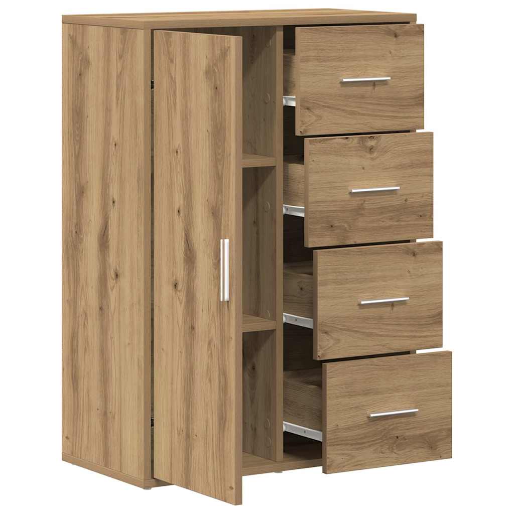 vidaXL Sideboard Artisan Oak 60 x 31 x 84 cm Engineered Wood