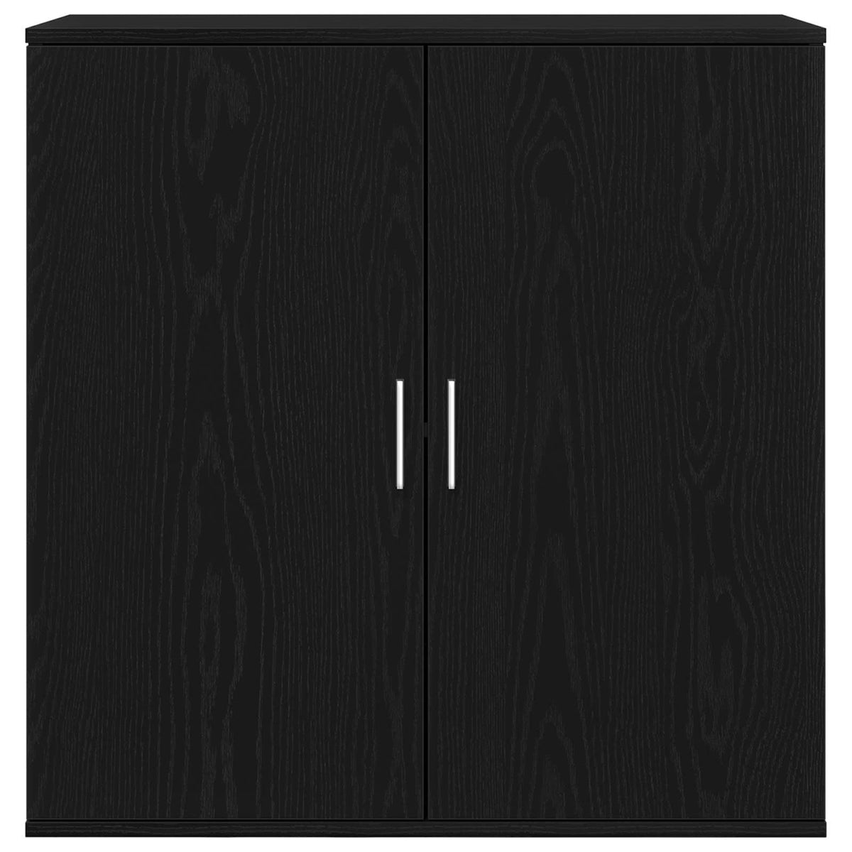 vidaXL Sideboard Black Oak 79 x 38 x 80 cm Engineered Wood