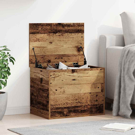vidaXL Storage Box Old wood 60 x 42 x 46 cm Engineered Wood