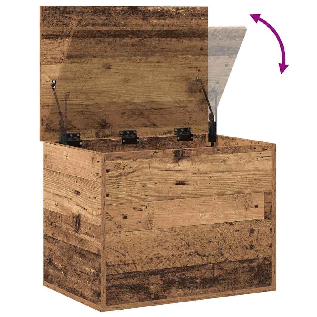 vidaXL Storage Box Old wood 60 x 42 x 46 cm Engineered Wood