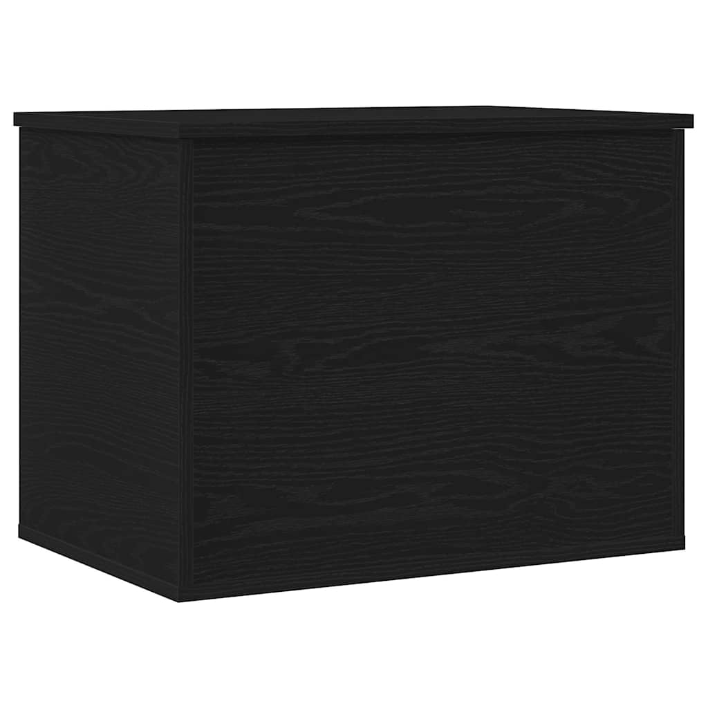 vidaXL Storage Box Black oak 60 x 42 x 46 cm Engineered Wood